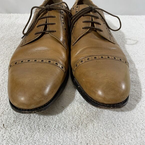 Moral Code Newton Cap Toe Oak Derby Dress Shoe Men’s 11 Oxfords - Picture 3 of 9